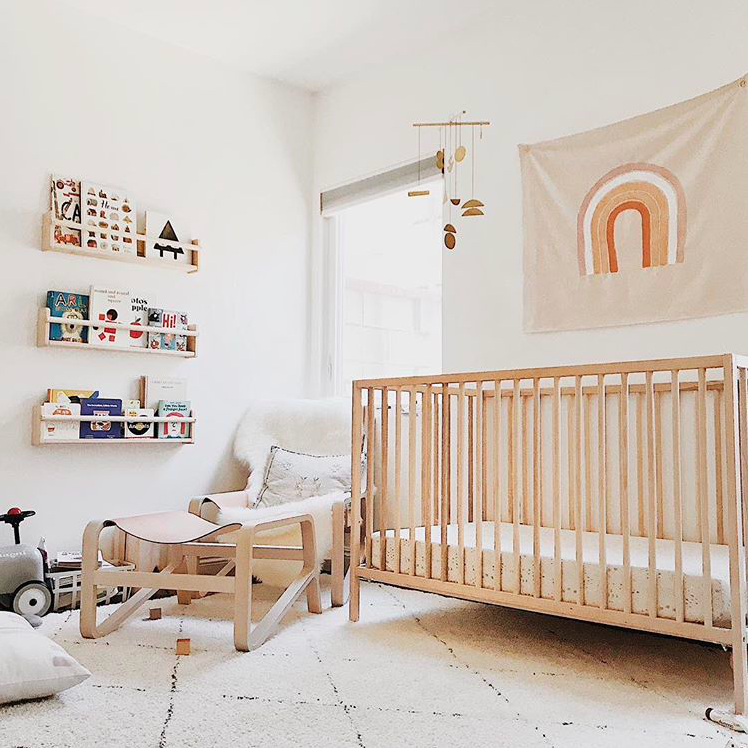 Keep the cot entirely free of bumpers, pillows, duvets and toys for the first year. Image Credit: Almost Makes Perfect