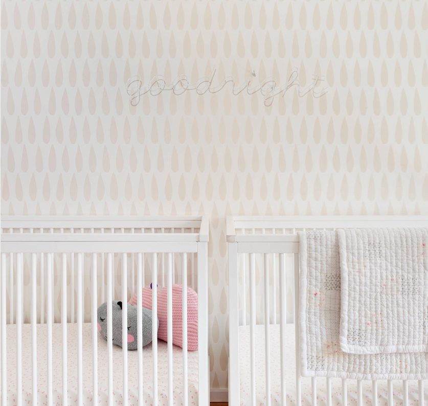 Use of a muted colour palette will help to keep stimulation levels down. Image Credit: Touijer Designs