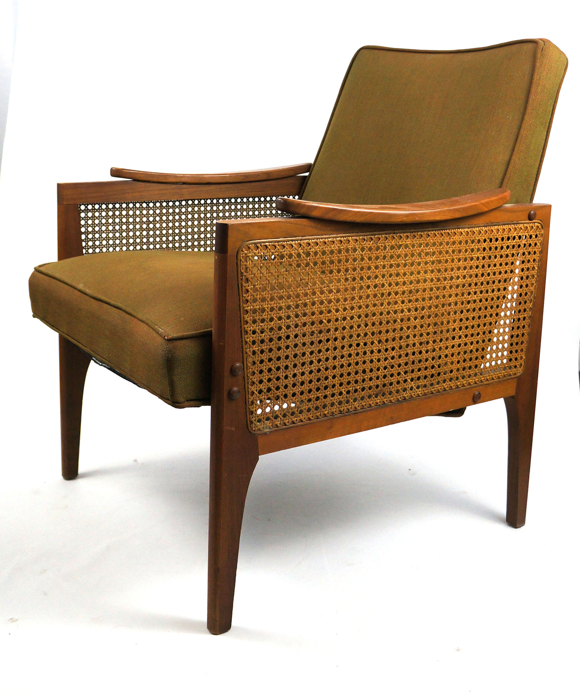 1960s Midcentury Vintage Louisville Chair Company Vinyl & Metal Kitchen  Chair