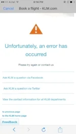 This was the error message I got for 3 days trying to book the fare
