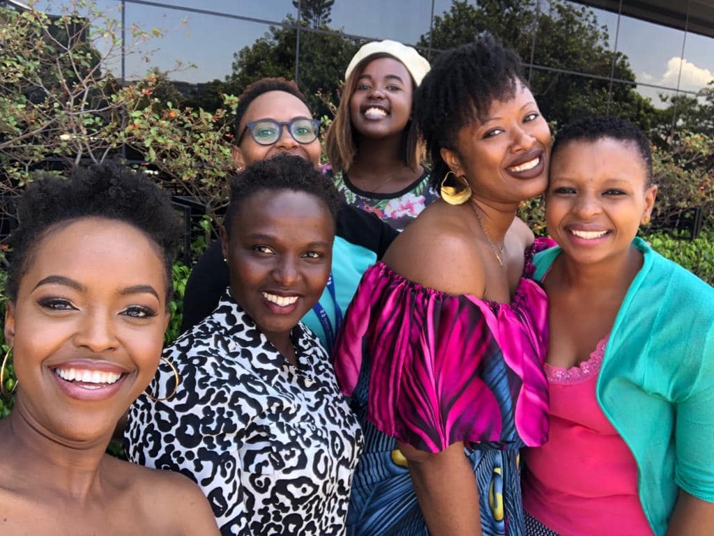  The amazing host and all female crew of Living with S on Kenya’s NTV. An all female crew on the continent is just about my dream set up for my own show.  