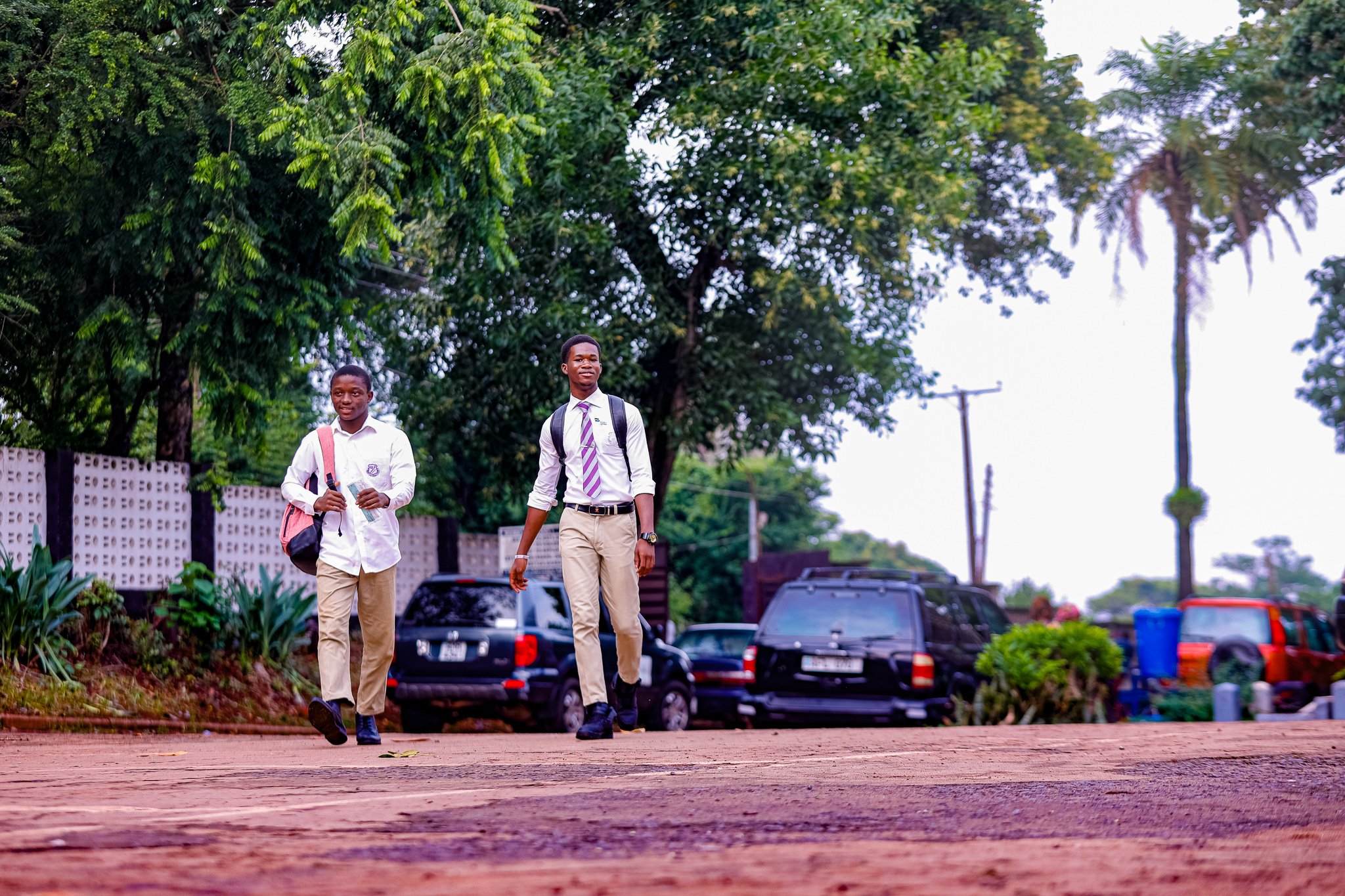 Photo Story: First day back to school at the Sierra Leone Grammar School in Freetown