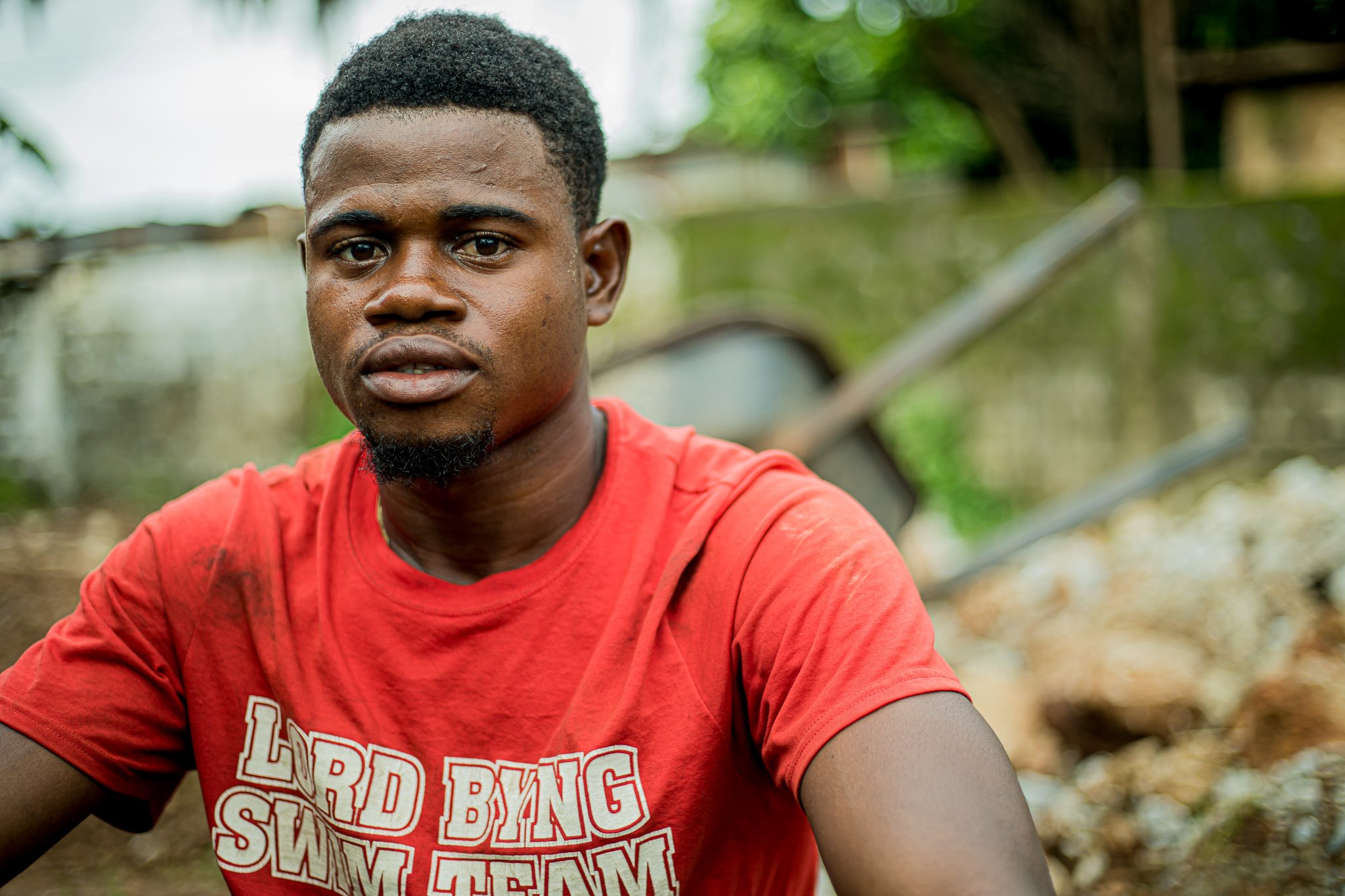 Portrait of a fitter in Freetown