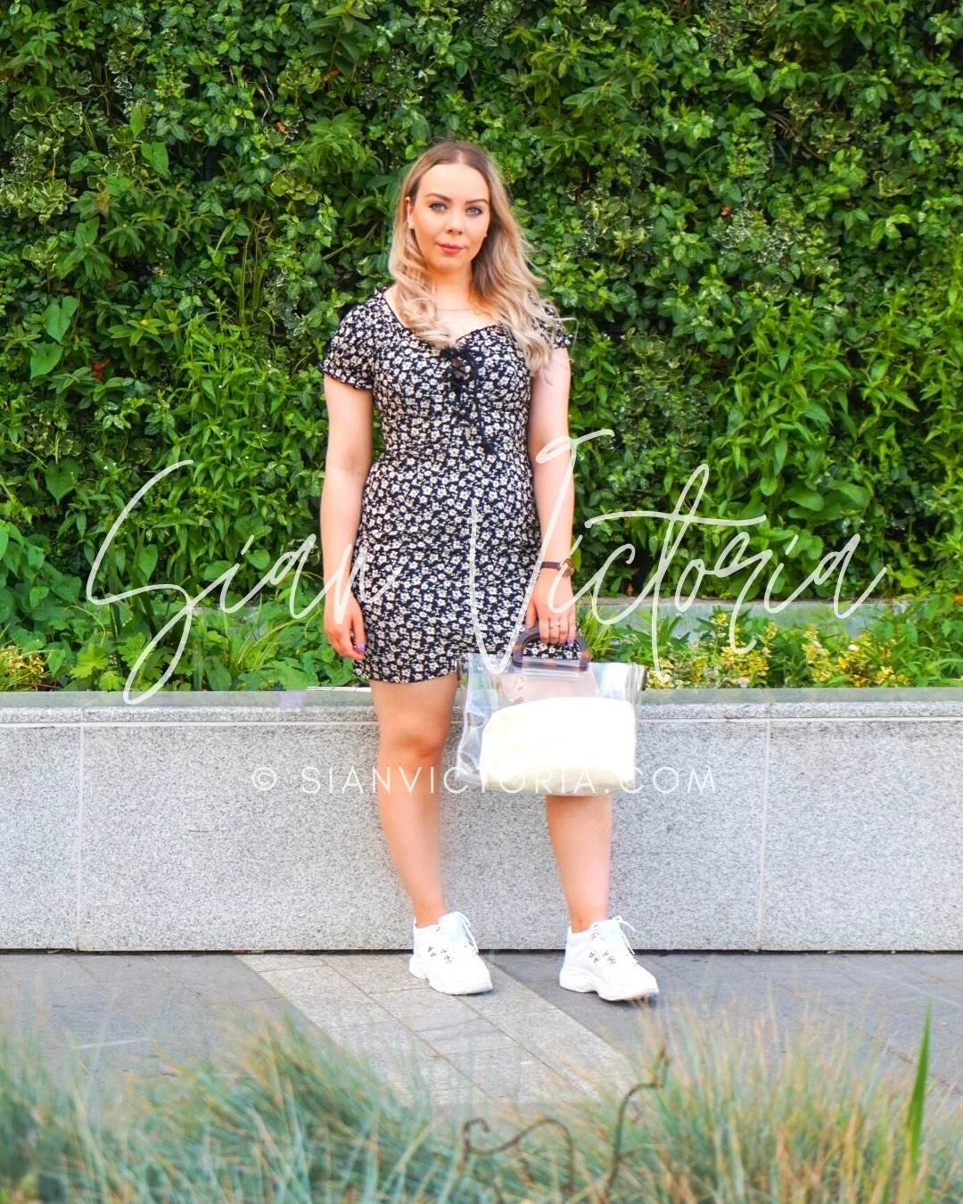 white trainers with dress