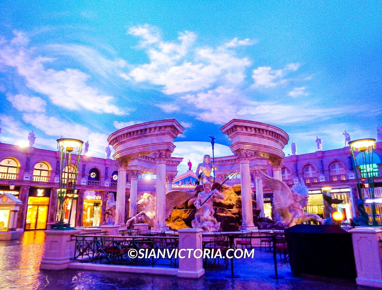 Caesars Palace Las Vegas Roman Theme Hotel — Sian Victoria.