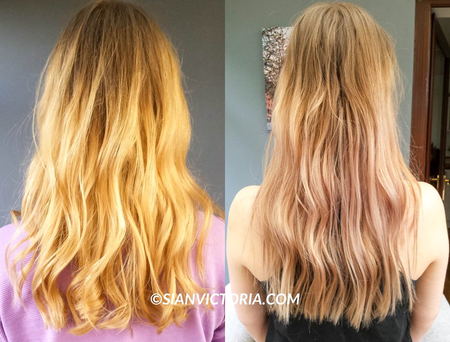 How to get rid of Brassy Blonde Hair - Before & After Purple Toner — Sian  Victoria.