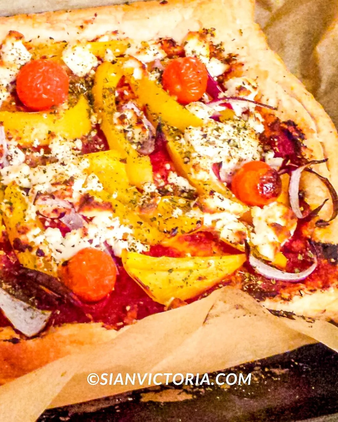 Roast Vegetables & Vegan Cheese Puff Pastry Recipe — Sian Victoria.