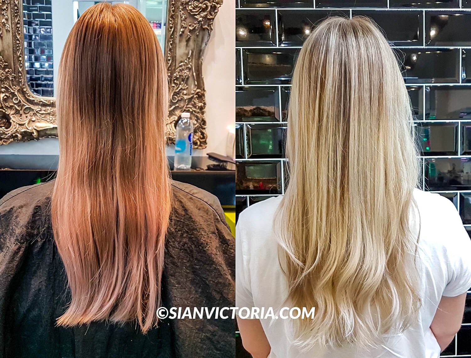 Bad Apple Hair - Before & After Bleach Balayage & Highlights — Sian  Victoria.