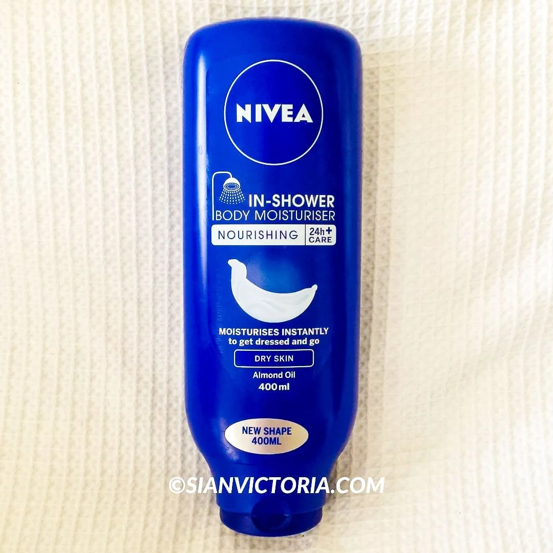 Nivea In Shower Body Moisturiser Almond Oil — Sian Victoria.