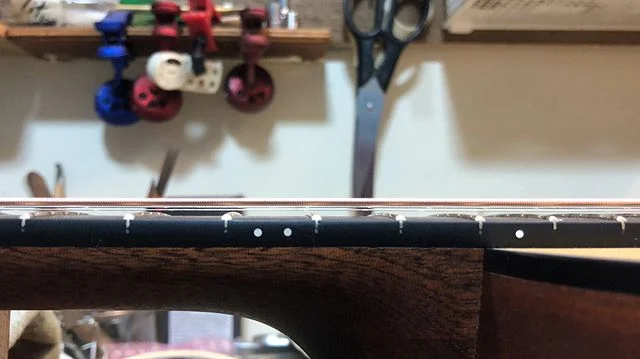 Richlite bridge shave, bone nut and bone saddle replacement. Looking sweeee now. π€ #martindreadnoughtjunior #luthiersg #singapore #luthier #masterluthier #waynelim #guitarplayers #guitarplayer #guitarists #guitarist #guitars #guitar #awesomeguitars #guitarporn #musicians #musician #guitaroftheday #photography #photos #photo #famousguitars #guitarplayers #guitarplayer #singapore #guitarrepair #photos #luthiers #luthiery #guitarrepairs