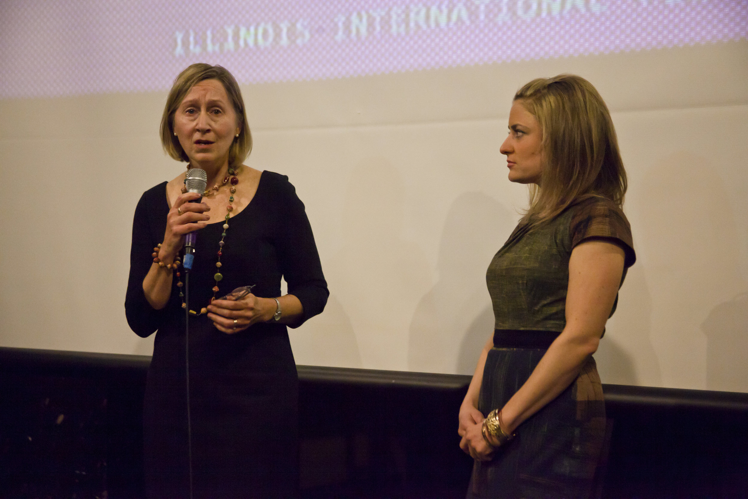 Q&A at Illinois International Film Festival
