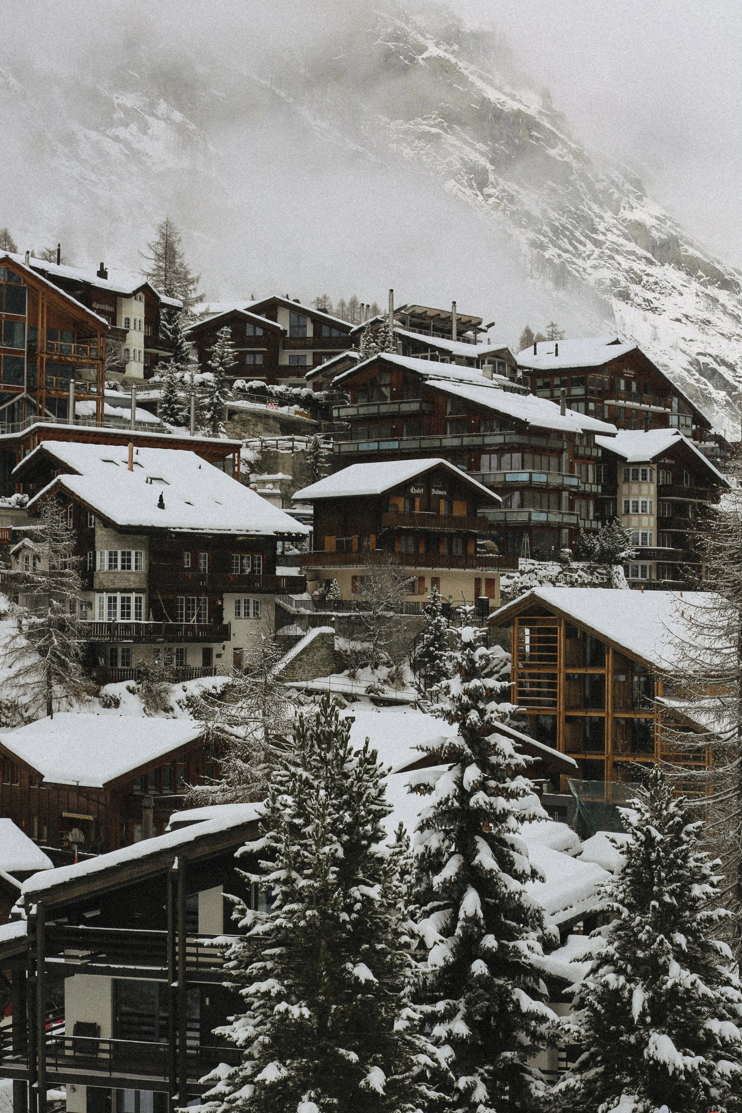 winter in Zermatt, Switzerland