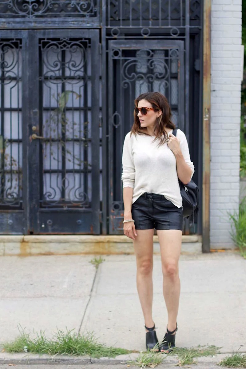 Gap-sweater-French-Connection-Leather-Shorts.jpg