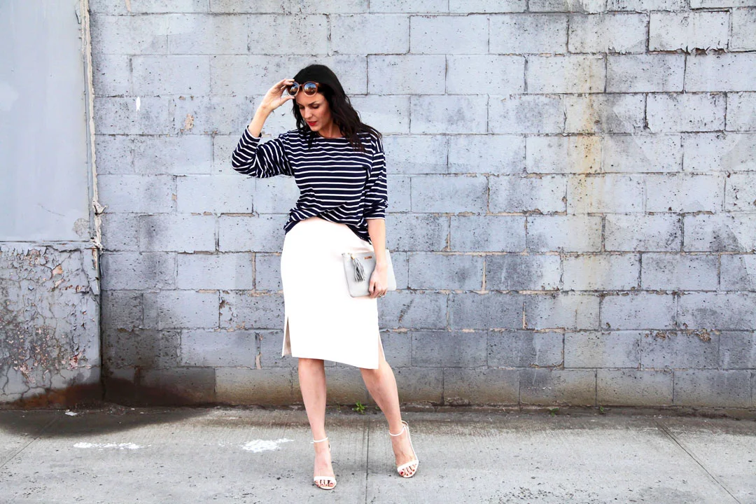 J.Crew-white-skirt-and-Armor-Lux-Striped-Shirt-2.jpg