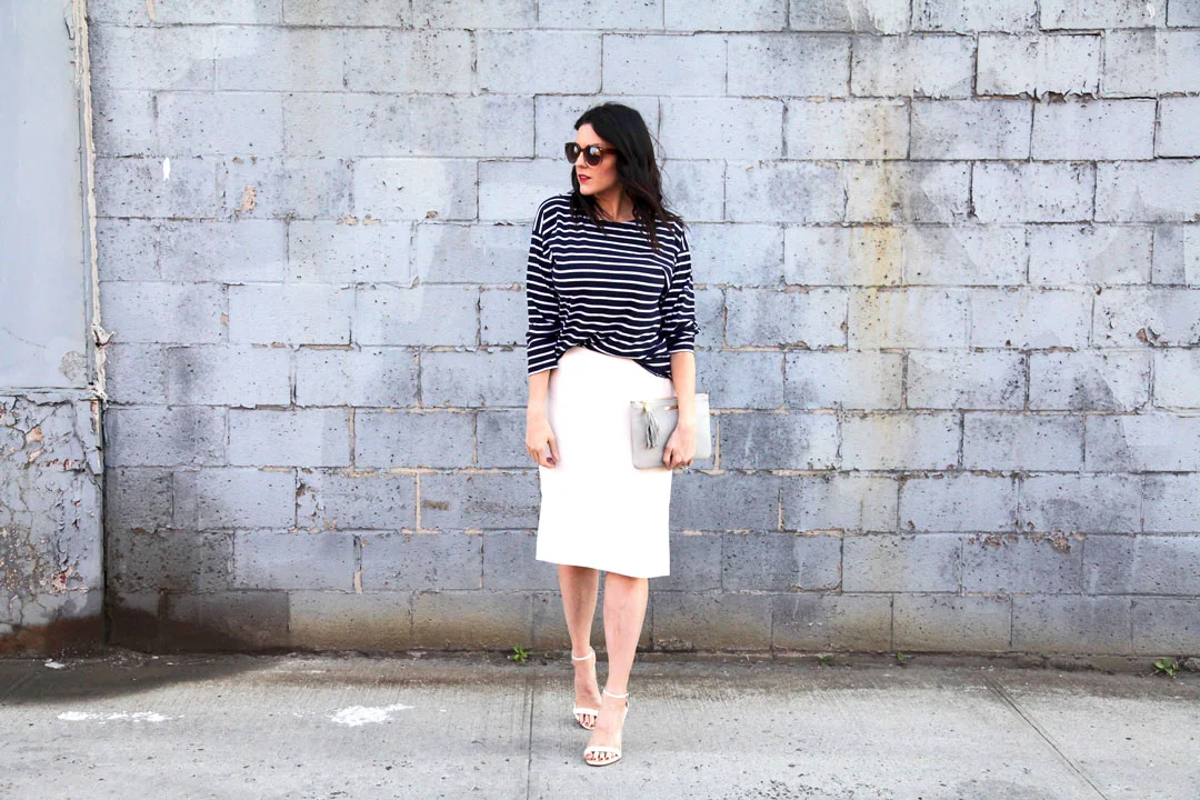 J.Crew-white-skirt-and-Armor-Lux-Striped-Shirt-3.jpg