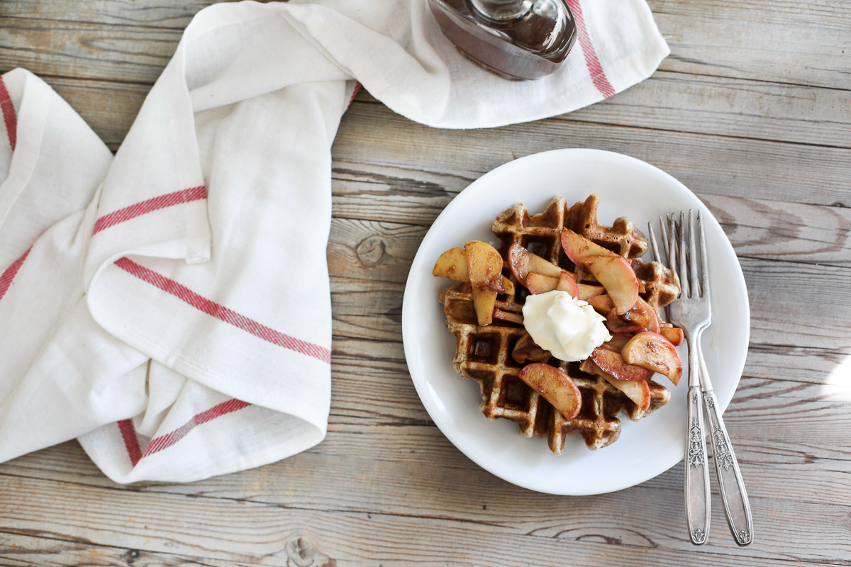 spiced waffles with bourbon syrup2.jpg