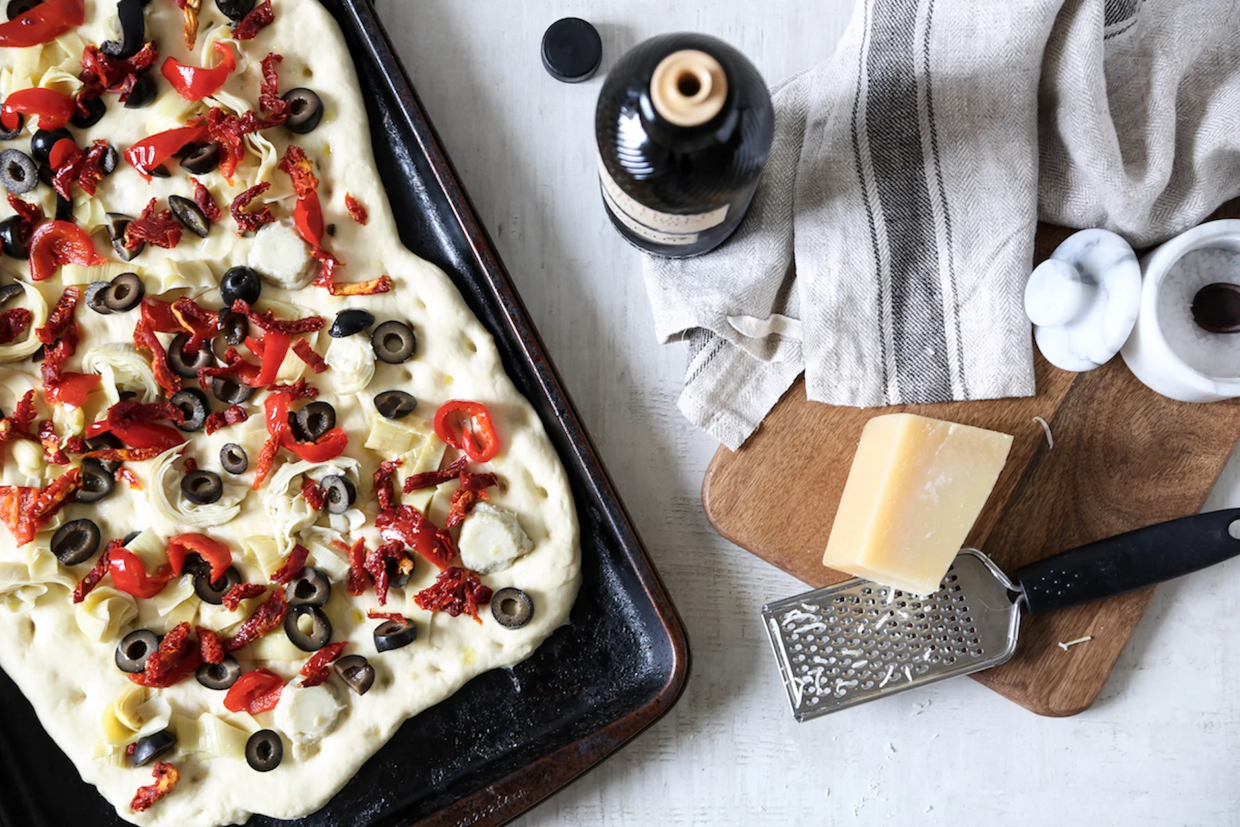 Loaded Focaccia Recipe with Carapelli Olive Oil8.jpg