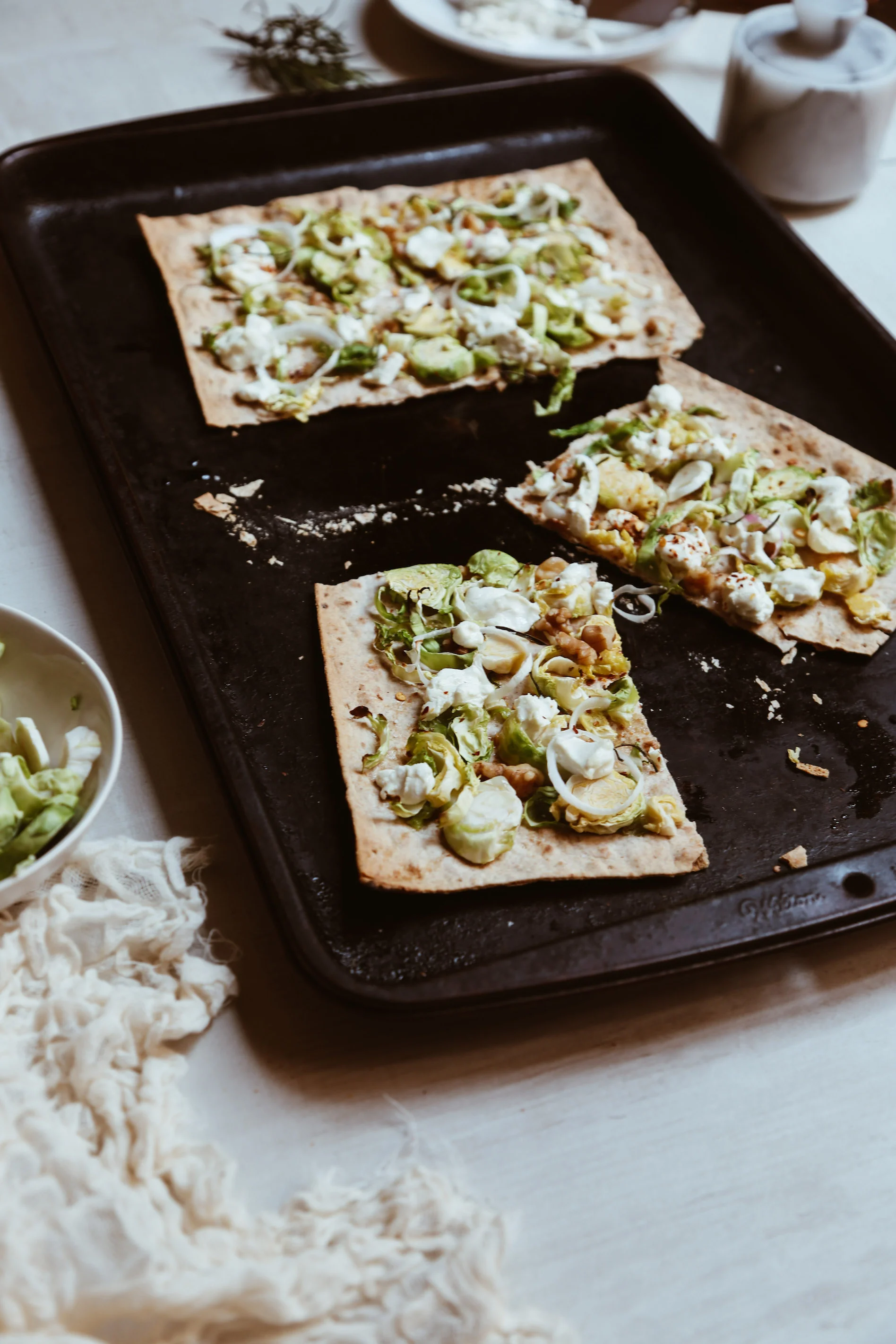 Trader Joe's Recipe Hacks Brussels Sprouts Flatbread
