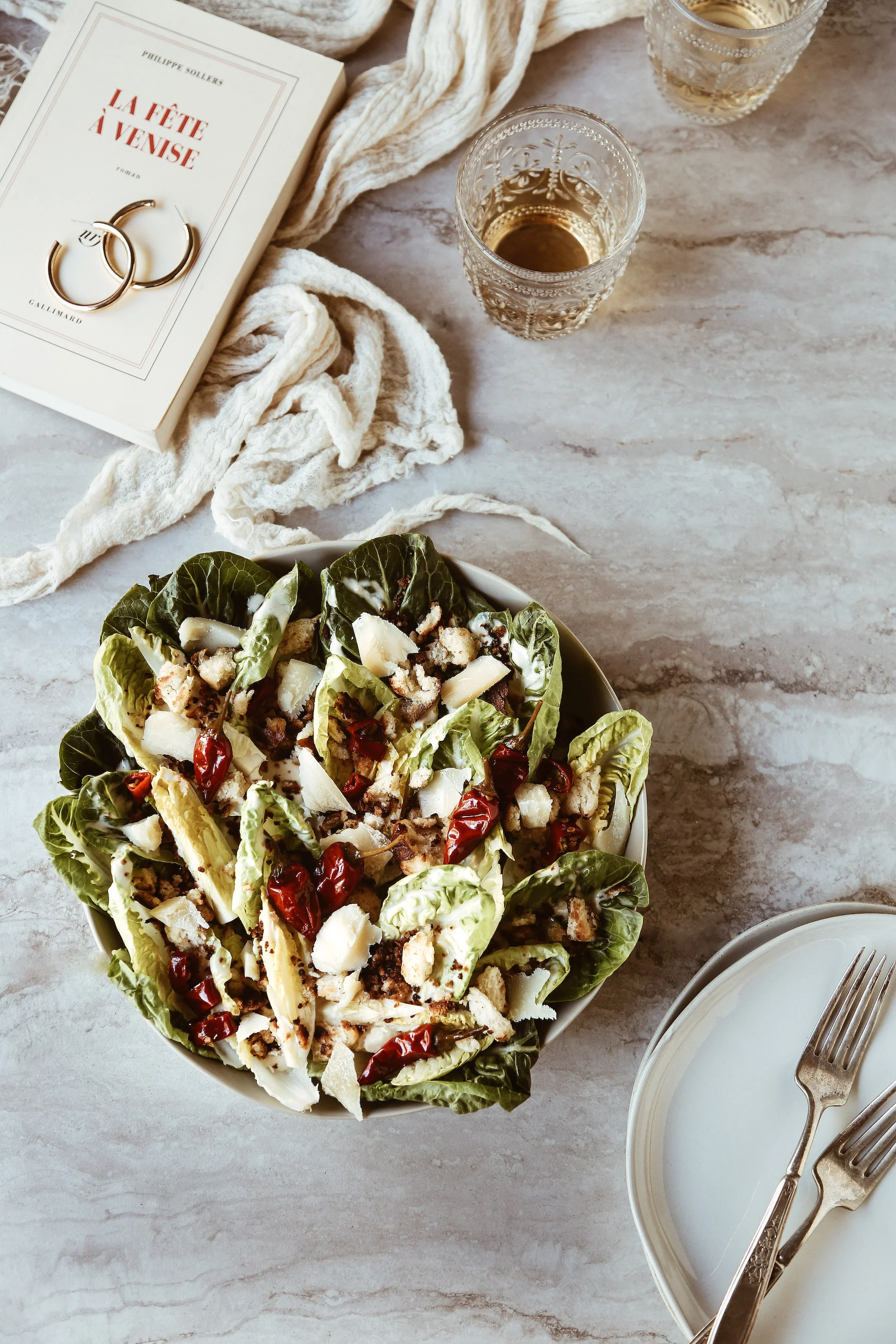 Little Gem Caesar Salad with Calabrian Chili Dressing + Pretzel Croutons-9.jpg