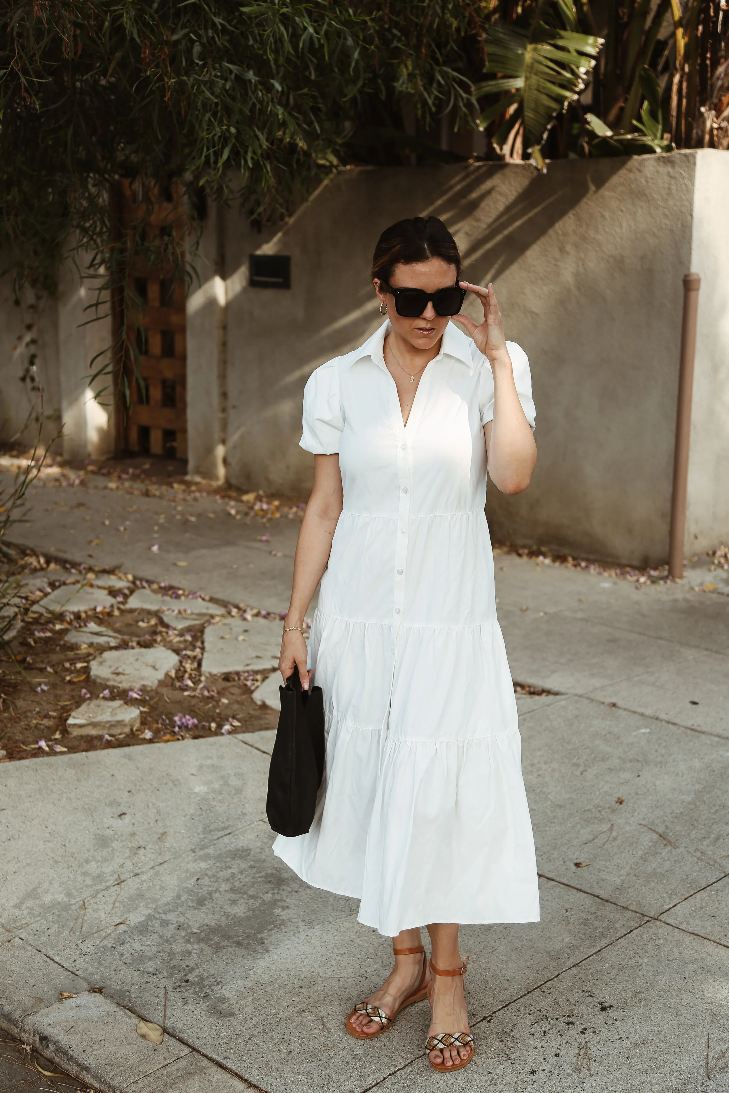 A Chic White Summer Dress from Brochu Walker