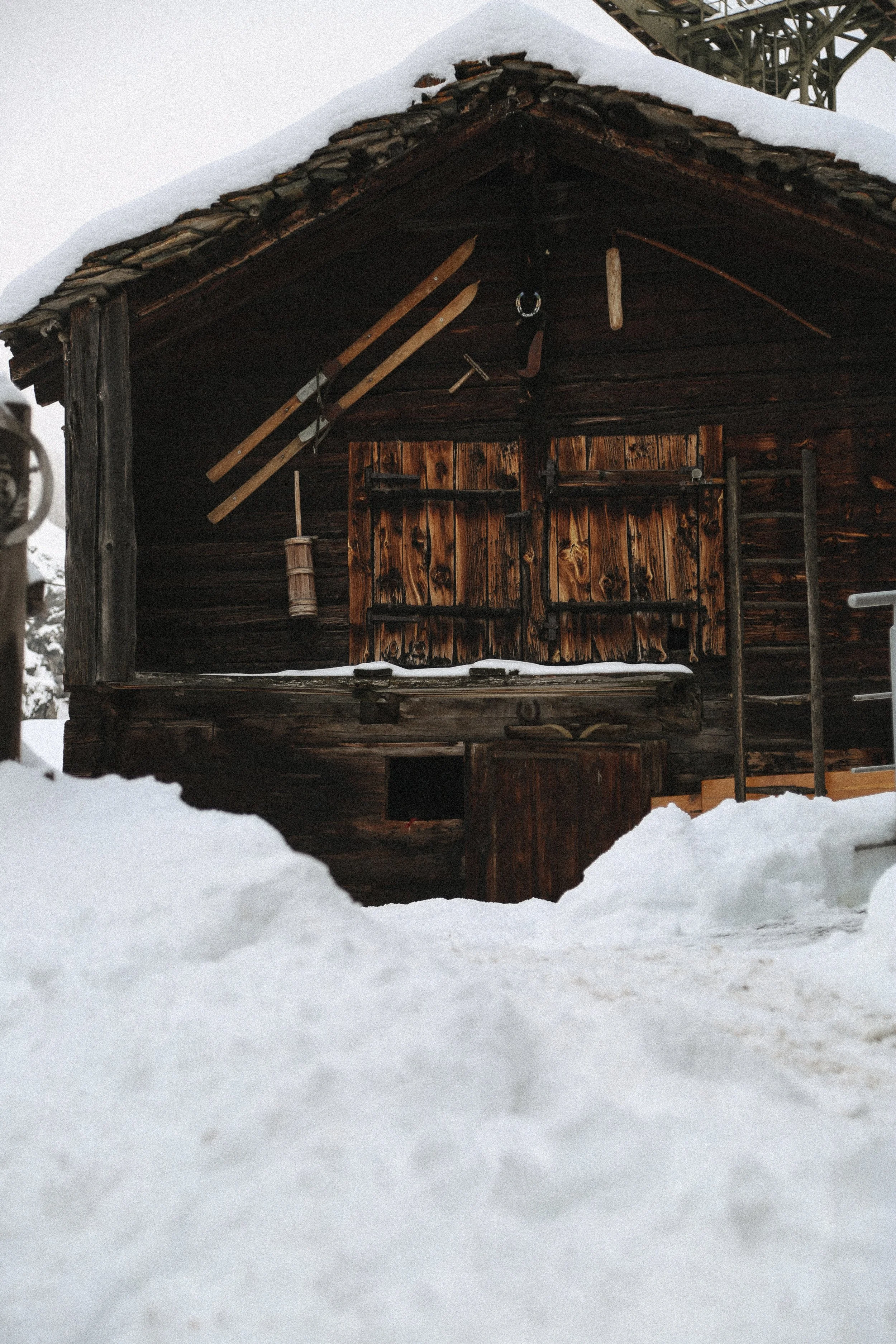 winter cabin in Zermatt