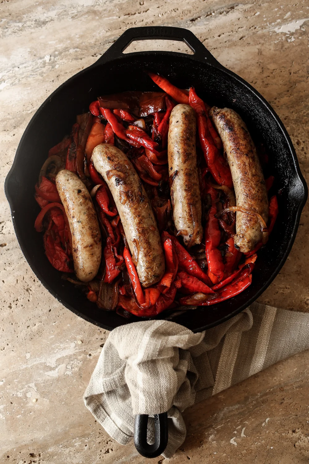 Italian Sausage and Peppers Grinders