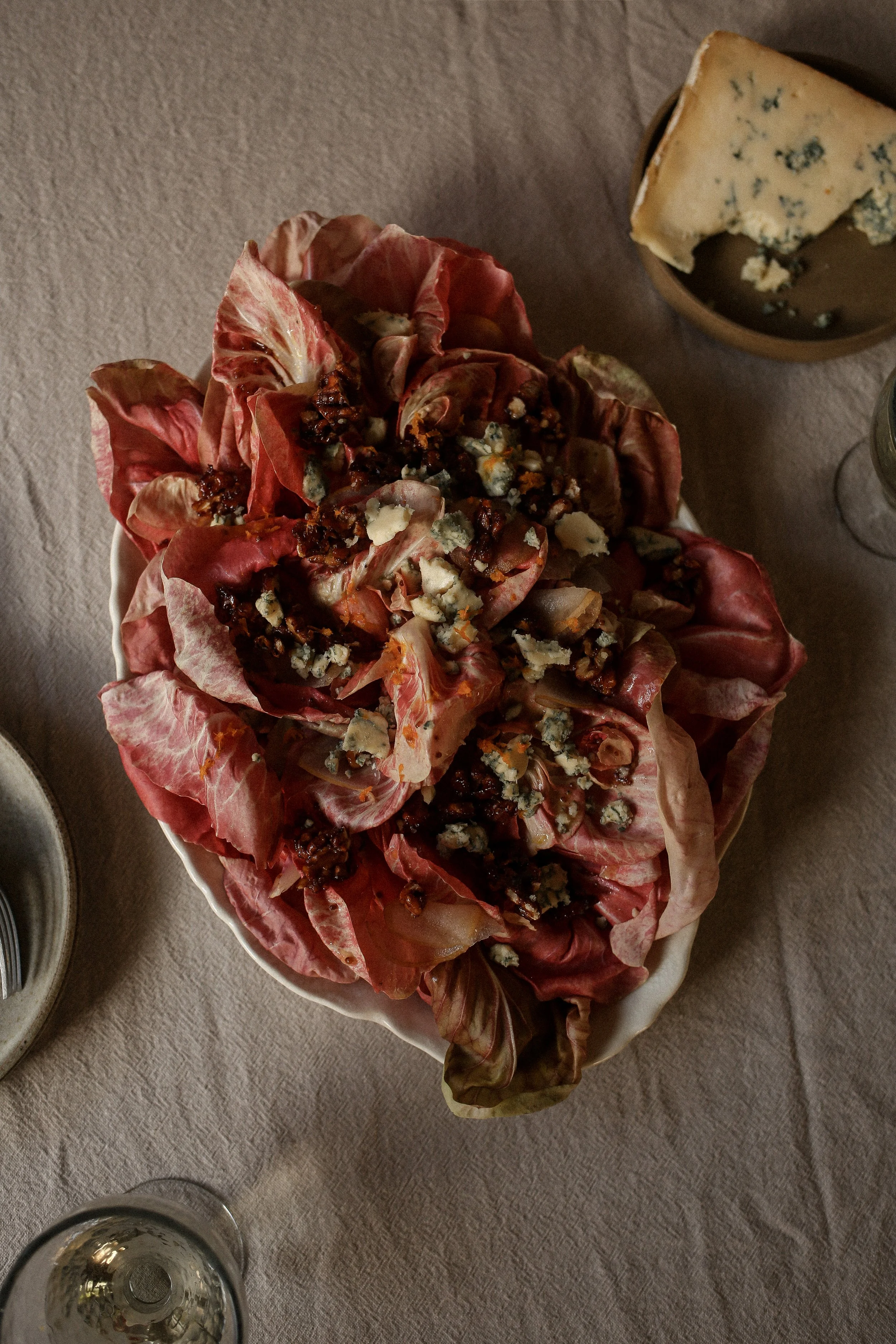 Rosalba Radicchio Salad with Pear & Blue Cheese