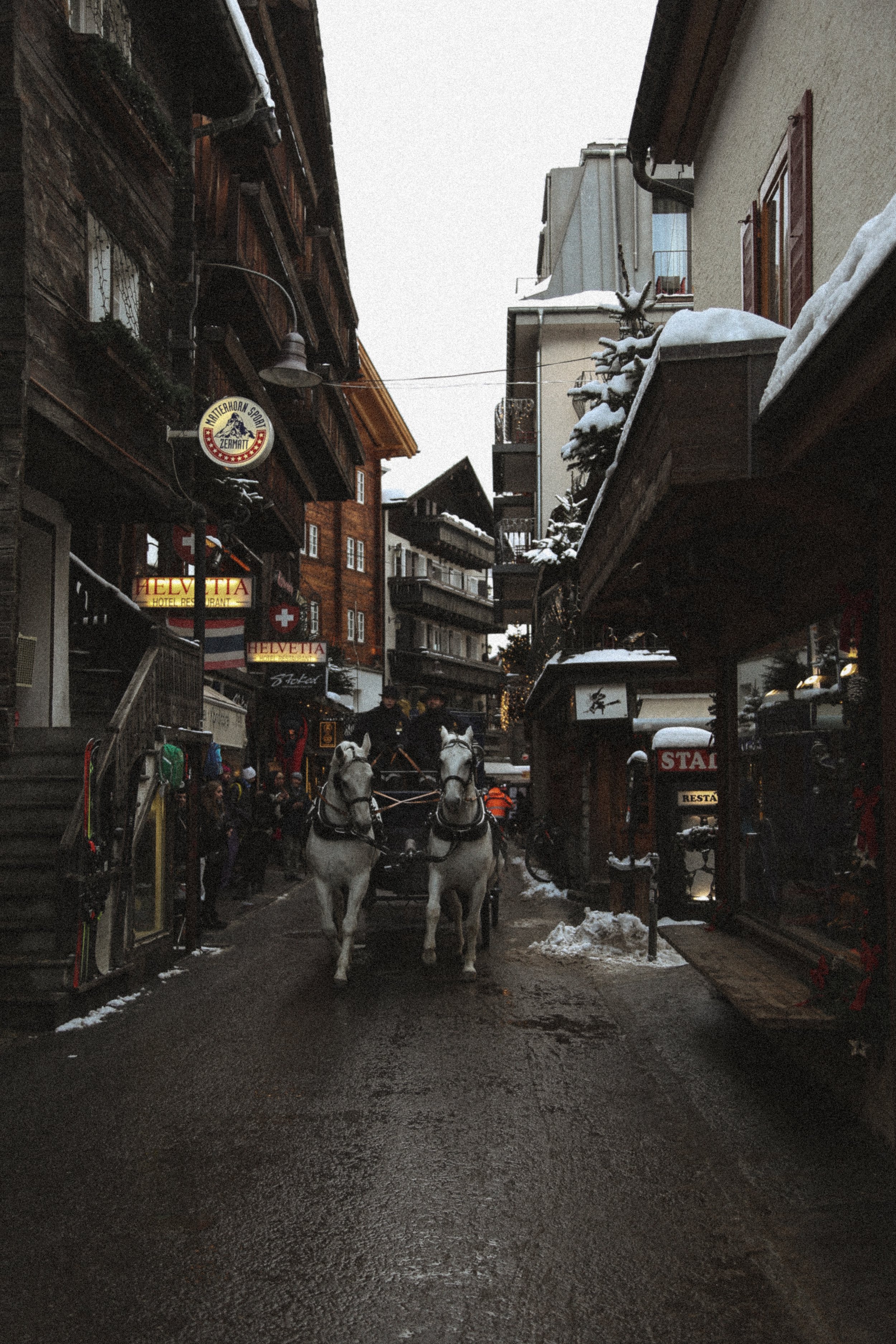 carriage ride in Zermatt