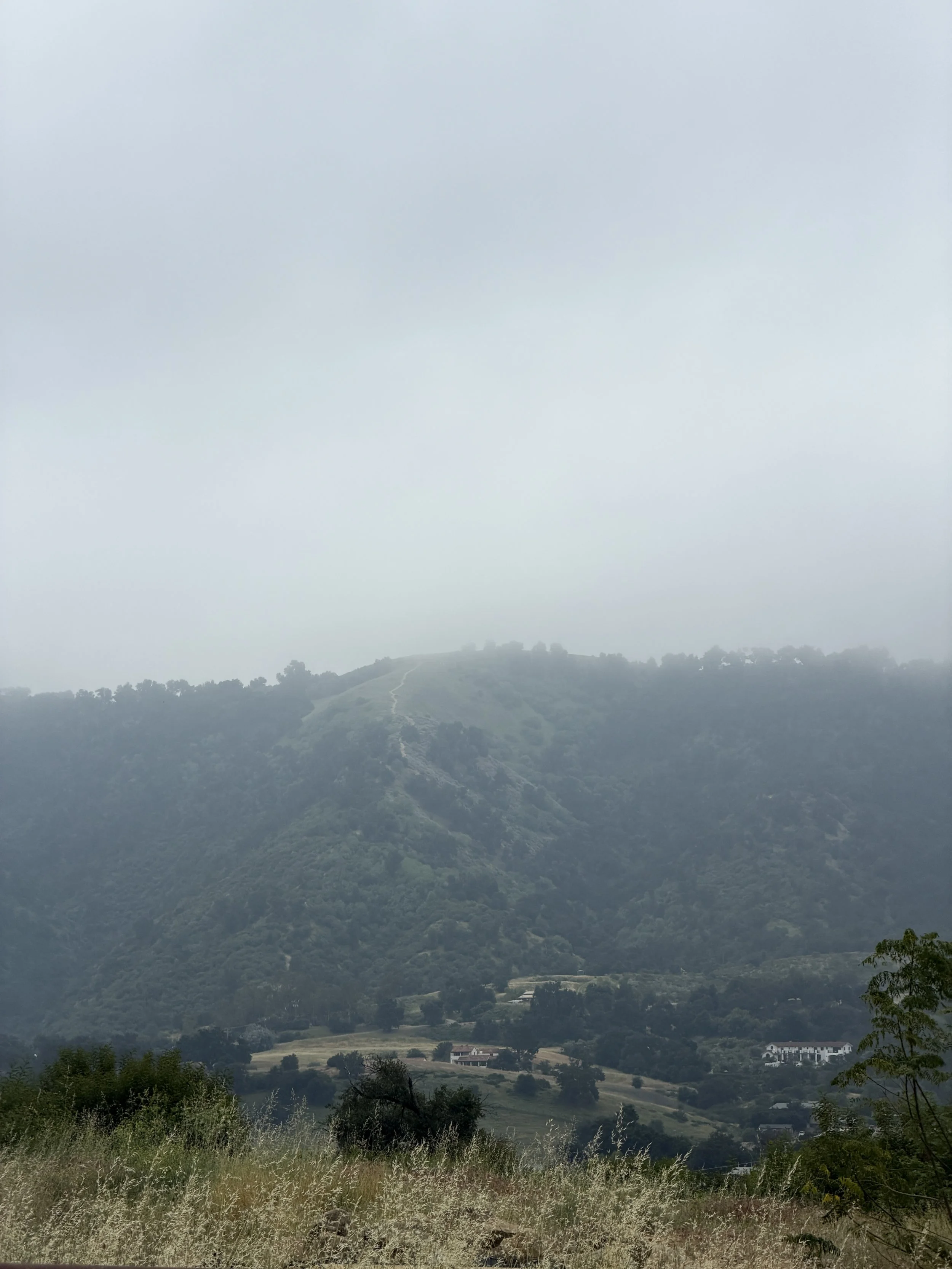 moody mountains in Ojai