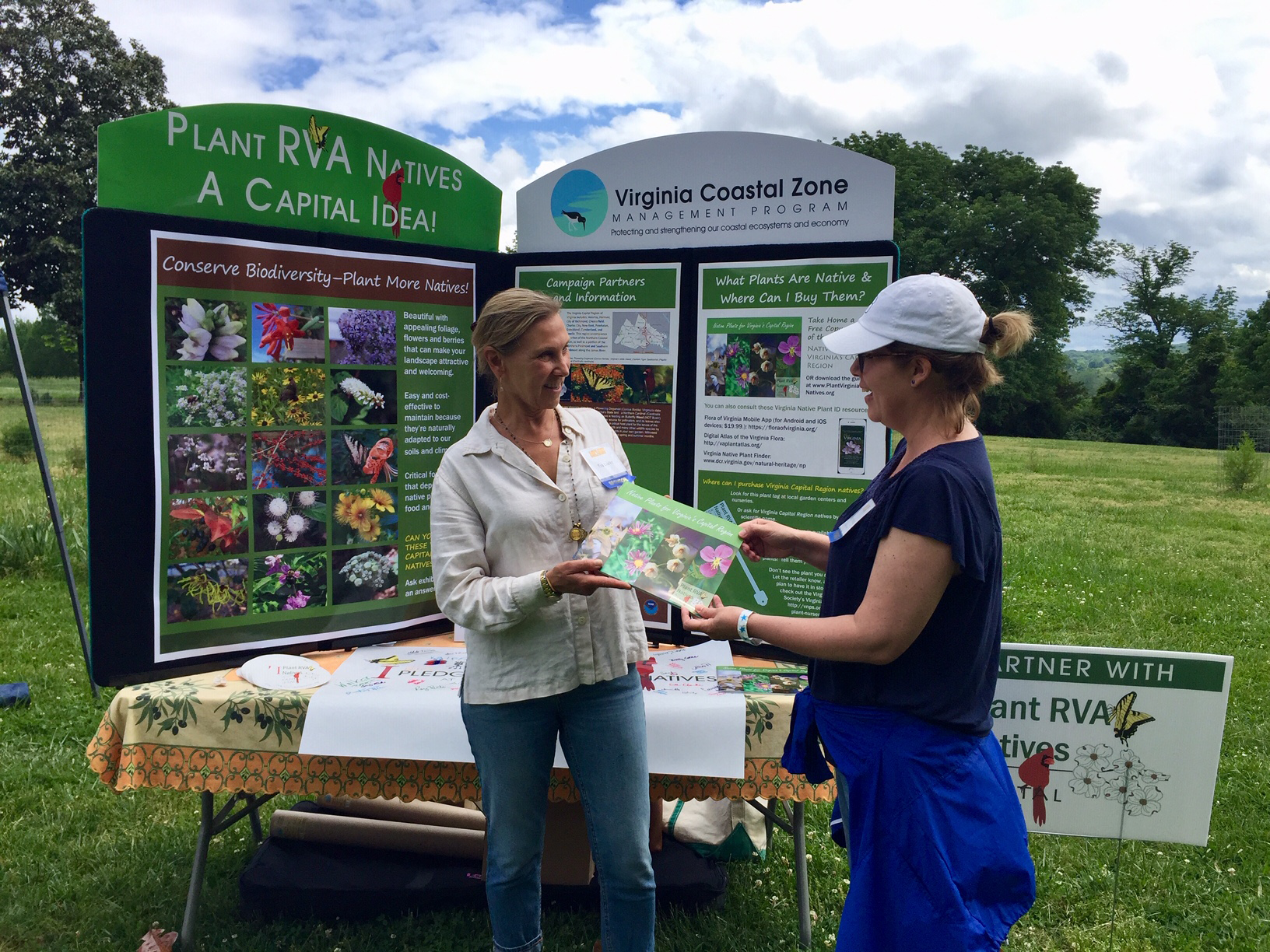 Agecroft Hall - Pedals through Petals Event. Thanks to our partner, the James River Garden Club for helping spread the message and collect more pledges!
