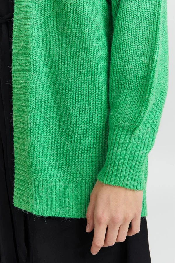 Ichi Novo Cardigan Kelly Green 