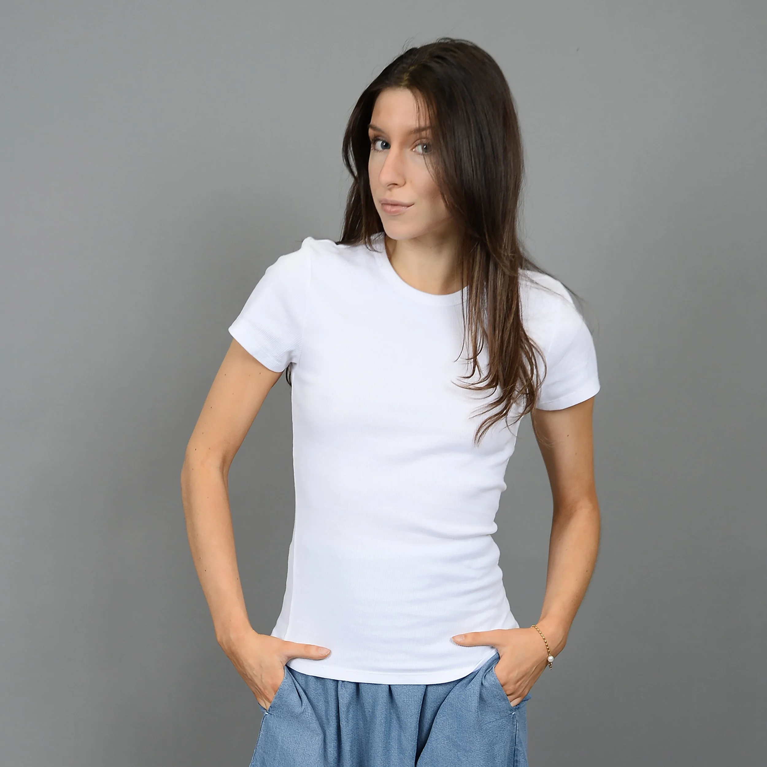 Rd Style Cecie Crew Neck Tee White