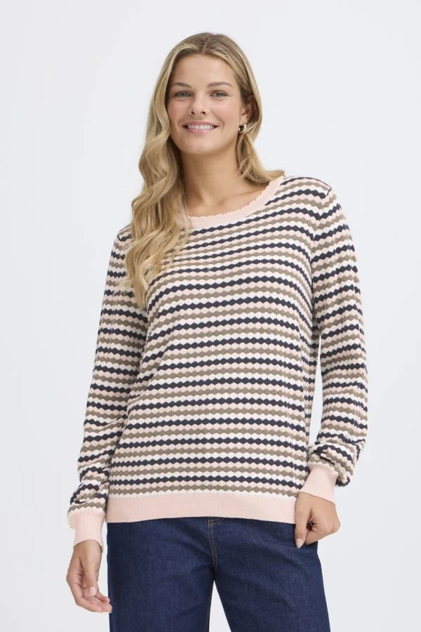 Fransa Caia Pullover Rose Smoke
