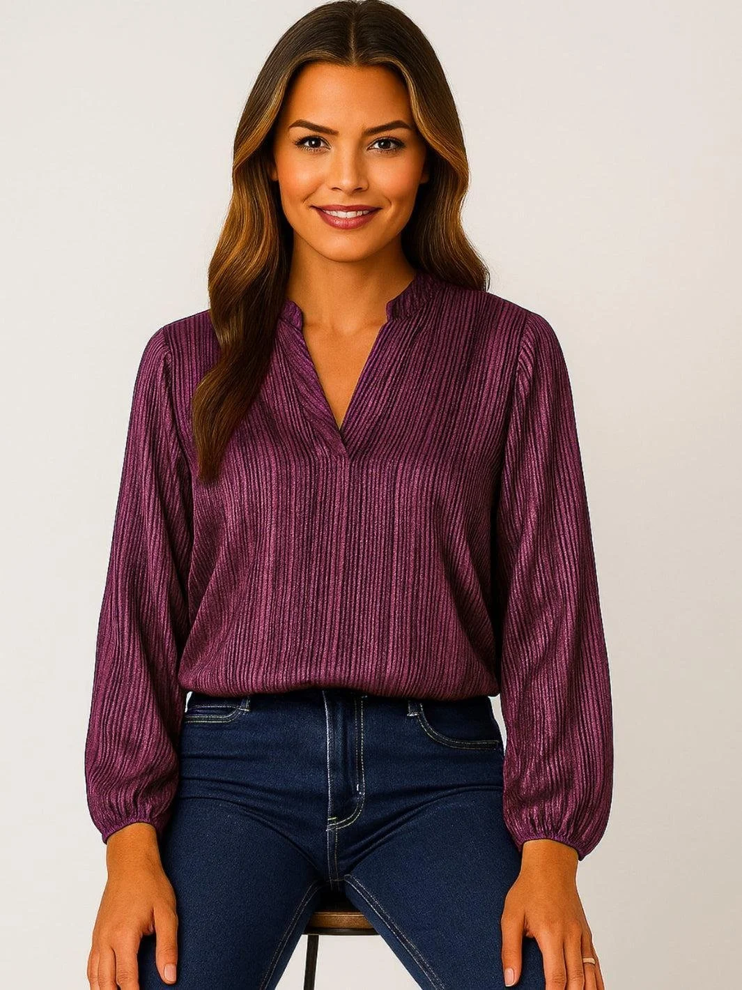 Kate & Pippa Bella Band Top Majenta