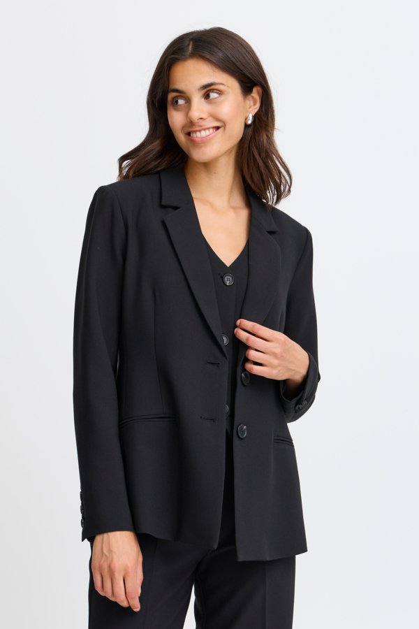 Fransa Abigail Blazer Black