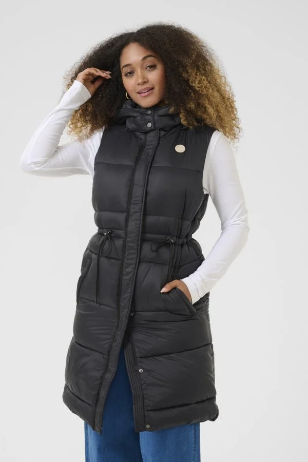 Cream Gaigro Vest Black