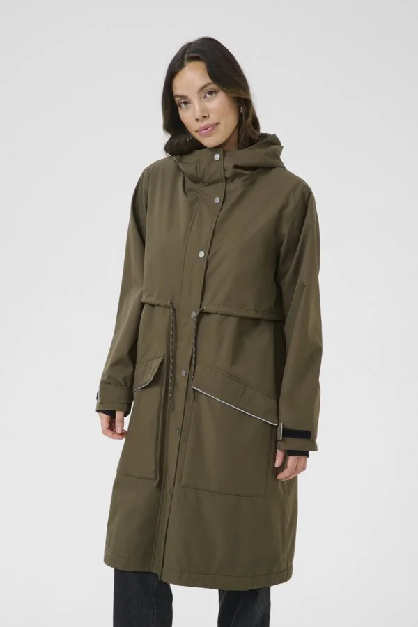 Cream Raily Raincoat