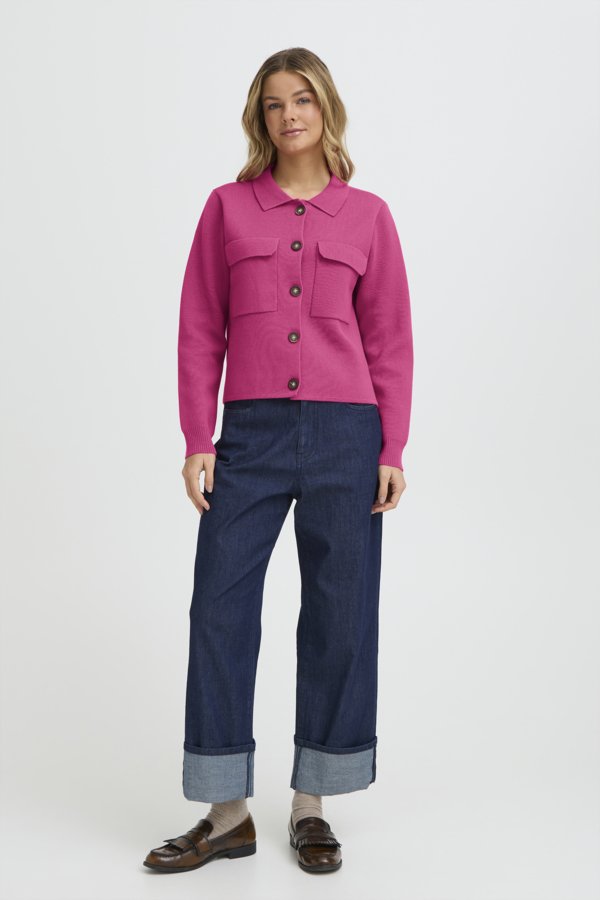 Fransa Rita Cardigan Verry Berry