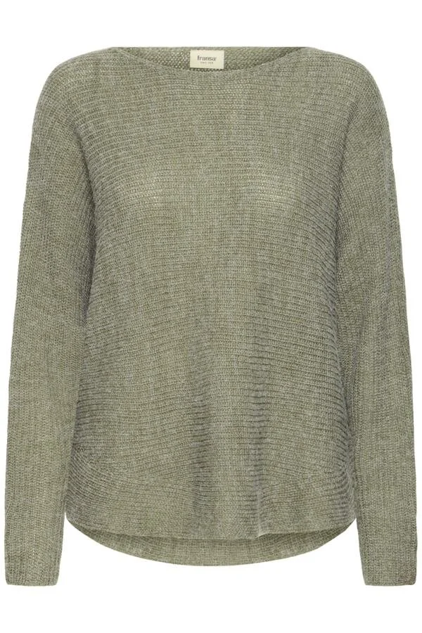 Fransa Eretta Pullover Olive
