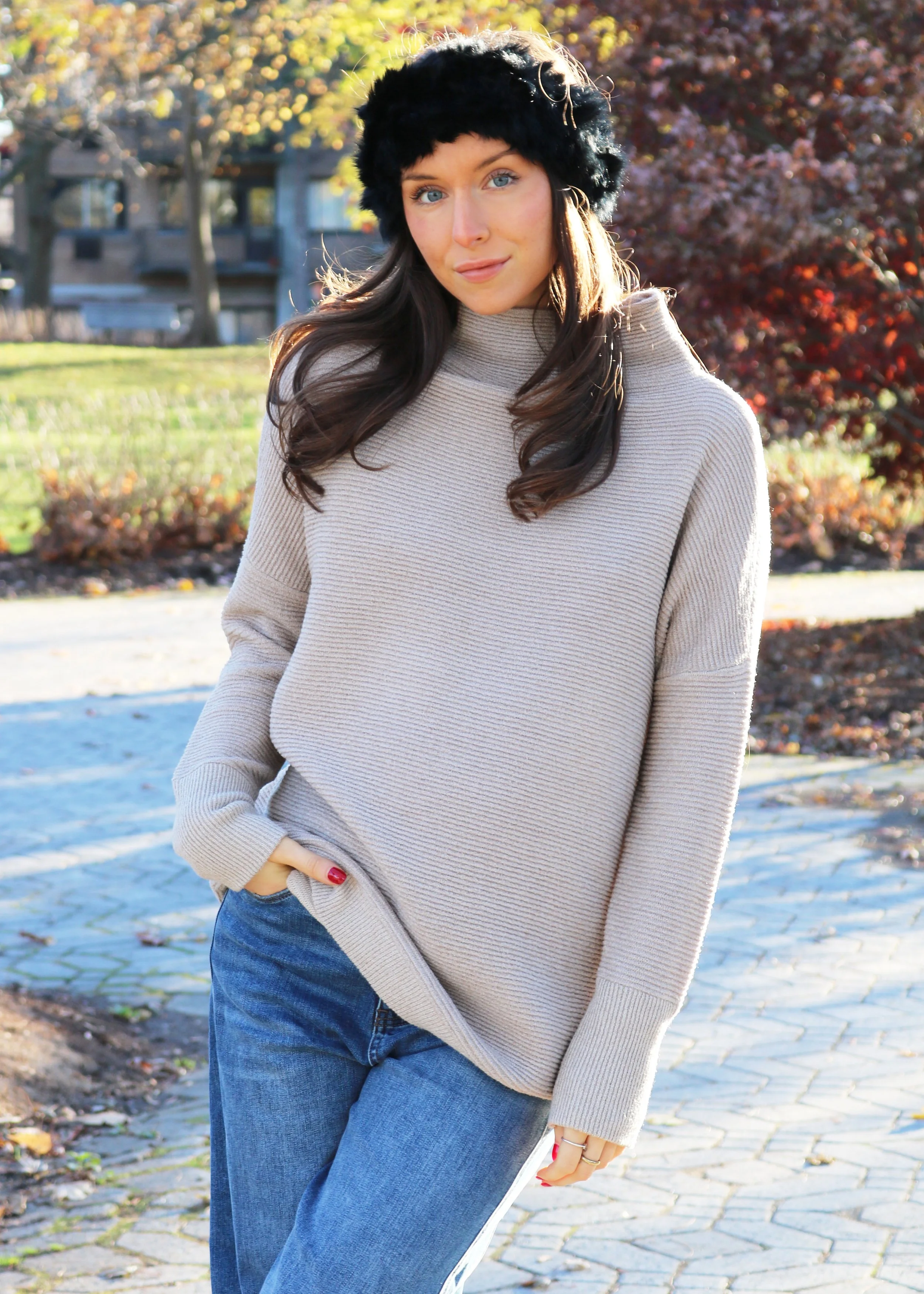 Rd Style Nancy Ottoman Sweater Cuban Sand