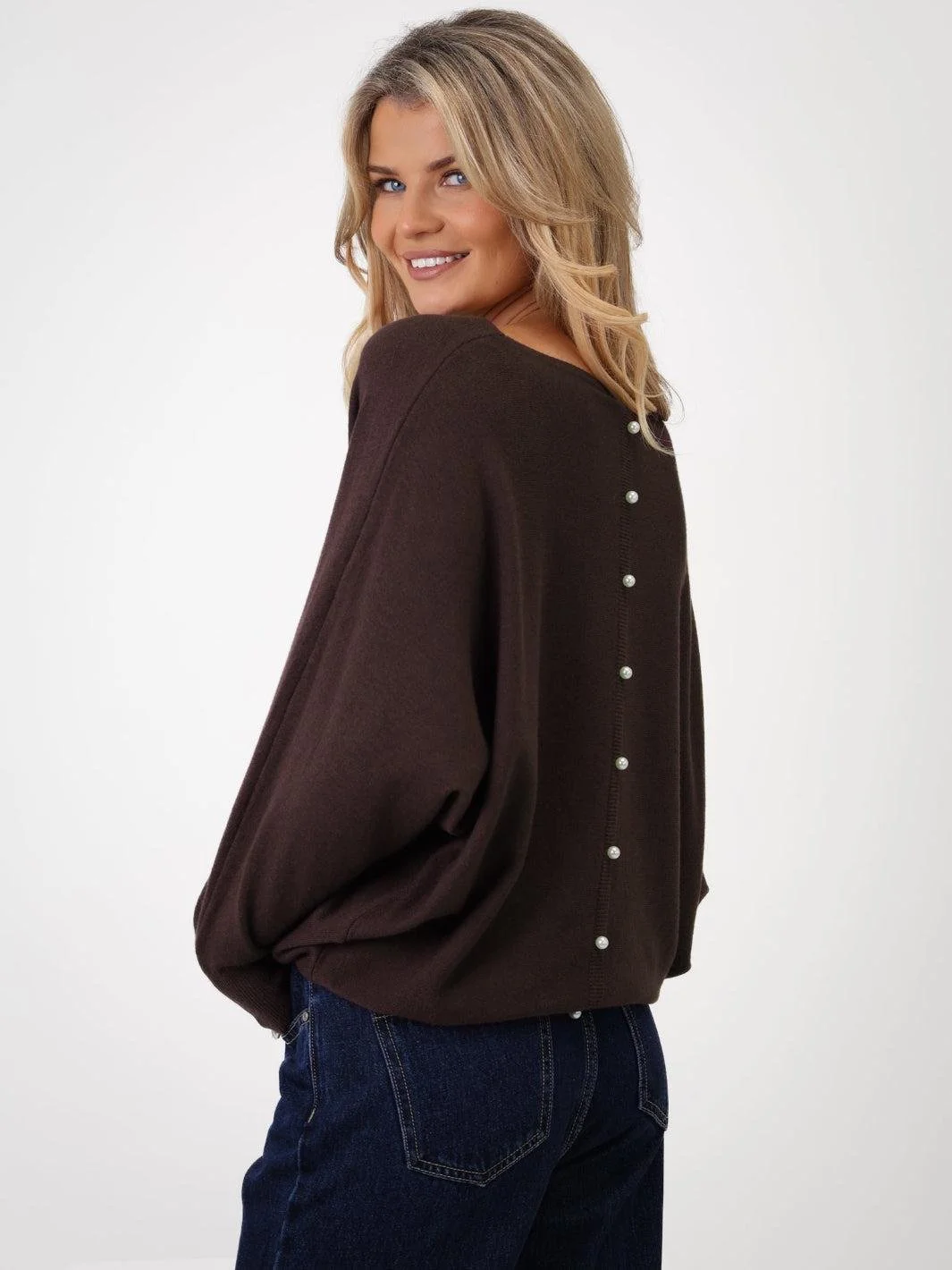 Kate & Pippa Elba Sweater Brown