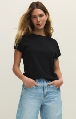Z Supply Modern Slub Tee Black