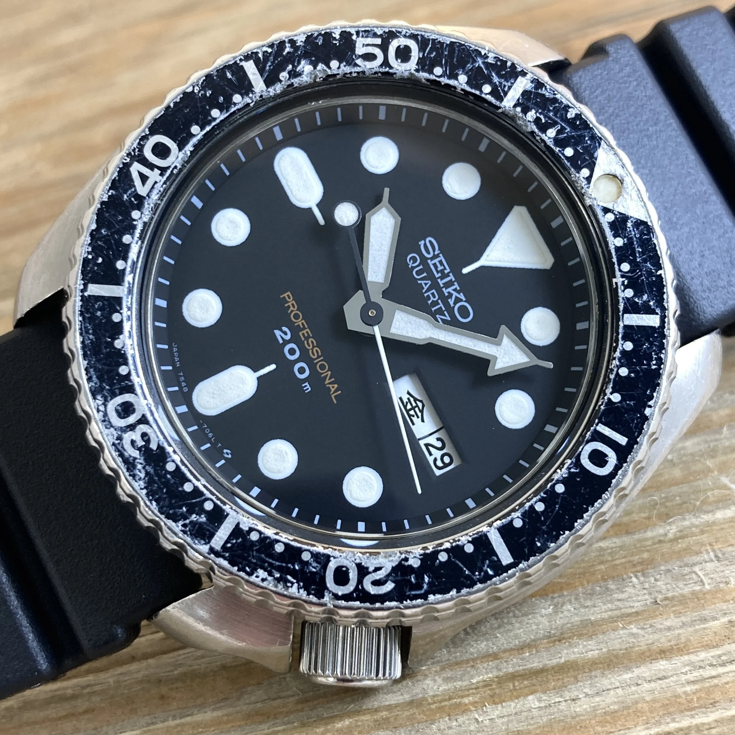 1985 JDM Seiko 7548-7010 Quartz 200m Pro Diver (Transitional/Brian May)