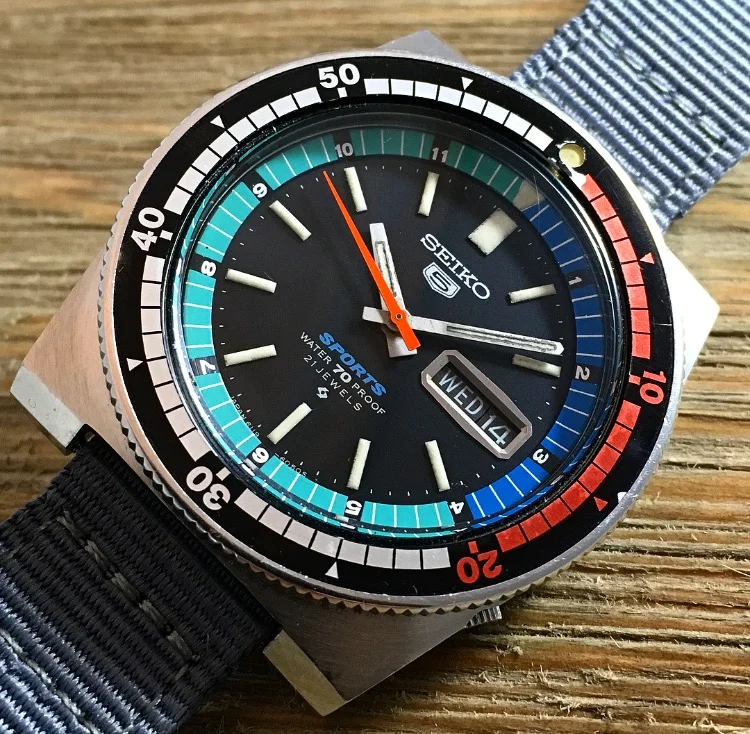 1969 Seiko 6119-6050 Regatta Sport Diver