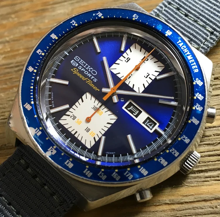 1975 JDM Seiko 6138-0030 5 Sports Speed Timer "Kakume