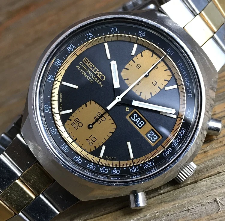 1976 Seiko 6138-8039 Automatic Chronograph  "John Player Special"