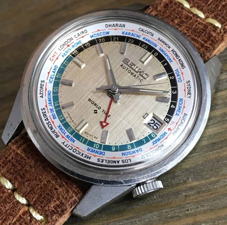 1968 Seiko 6117-6019 Automatic “World Time”