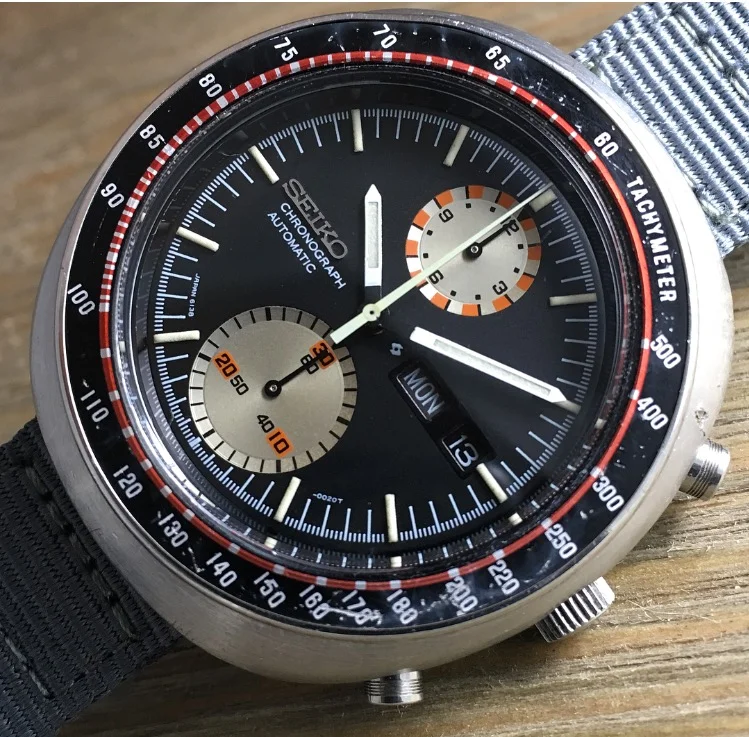 1972 Seiko 6138-0017 Automatic Chronograph  UFO / "Yachtman"