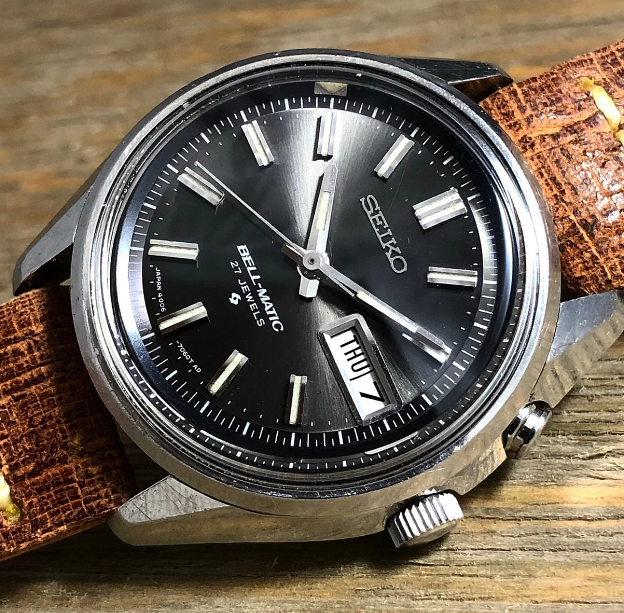 1968 Seiko 4006-7010 Bell-Matic 27j