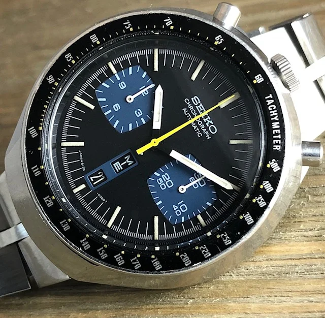 1975 Seiko 6138-0040 Automatic Chronograph  "Bullhead"